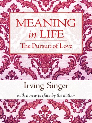 cover image of Meaning in Life, Volume 2